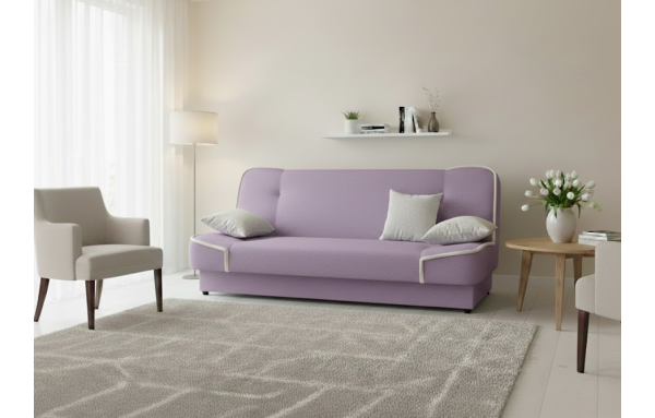 Wersalka Maxim II 65 na sprężynach z funkcją spania i pojemnikiem